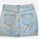 PacSun Denim Mini Skirt Jean Skirt Blue Exposed Zip Country 25 XS Photo 2