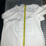 SheIn  White Long Sleeve Lace Top Photo 3