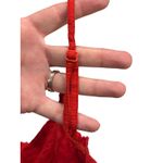 Lovers + Friends Revolve Smocked Mini Dress Size XS Red Viscose Ruffle Bodycon Photo 3