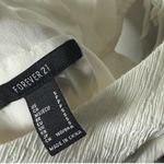 Forever 21  Ivory Textured Halter Summer Beach Vacation Dress Size Small Photo 4