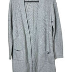 C By Bloomingdales Women's 100% Cashmere Open Cardigan Sweater Size M Gray Size M Photo 0