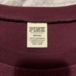 PINK - Victoria's Secret PINK Victoria’s Secret Burgundy Sweatshirt Photo 2