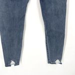 Ashley Mason Womens Distressed Skinny Leg Jeans Medium Blue Denim Patches Size 9 Photo 6