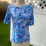 Lilly Pulitzer Lula Elephant Print Top Photo 5