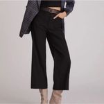 Maeve by Anthropologie The Colette Wide Leg Cropped Pants Black Size 29P Photo 2
