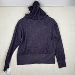 Apana NWT  Dark Gray Red Floral Print Full Zip Hooded Stretch Activewear Jacket M Photo 7