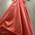 VTG Coquette Coral Pink Lace Spaghetti Strap Cami Slip Dress Nightgown With Bow Photo 15