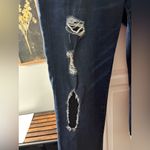 a.n.a  Patched Distressed Blue Jeans Photo 2