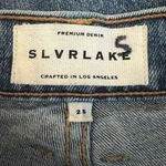 SLVRLAKE Women’s London Crop High Rise Straight Leg Jeans Kings Canyon Wash 25 Blue Photo 4