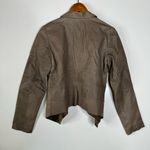BB Dakota Brown Leather Jacket Size Medium Photo 2