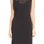 Eliza J  Laser cut Scuba sheath dress black Photo 0