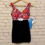 Fit 4 U Women’s Wrap Swim Dress One Piece Coral Size 6 NWT Pink Photo 3