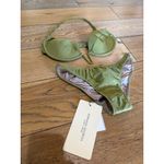 Adriana Degreas Seashell Solid Strapless Bikini GREEN Pistachio Womens Size Medi Size M Photo 1