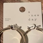 A New Day  hoop earrings fashion jewelry nickel free New size medium Photo 2