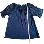 Loft Lace Ruffle Sleeve Top- Size Medium Photo 8