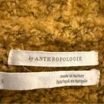 Anthropologie  Wool Blend Fluffy Long Line Open Front Fleece Style Coat Sz Lg EUC Photo 5