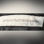 Chico's Chico’s platinum denim cropped jeans - dark blue - size 10 ( 1.5) Photo 4