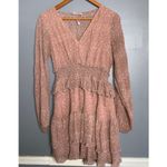 Showpo Long Sleeve Ruffle Ruched Waist V Photo 1