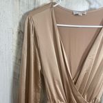 BALTICBØRN Holly Satin Maxi Dress sz M Champagne Gold Formal Wedding Long Sleeve Size M Photo 7