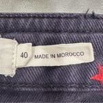 Isabel Marant Etoile Shorts Embroidered Stars Navy Blue Mid Rise Size 40 Photo 7