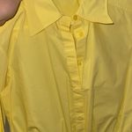 Simkhai Blythe Poplin Bubble Top in Lemoncello Yellow Photo 3