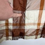 barney's new york  100% silk plaid pencil‎ skirt size 44 Photo 4