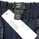 J.Crew NWT Tall Easy Pant in Navy Blue matte Crepe Tapered Ankle Pants 4T Photo 2
