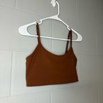 Girlfriend Collective  Everyday Bralette in Cinnamon Brown Women’s Size Medium Photo 1