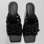 Open Edit  Heels Womens 8 Black Quinn Knotted Strappy Open‎ Square Toe Photo 2