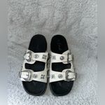 Western Buckle Detail Double Strap
Sandals Black Size 7 Photo 9