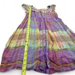 Chelsea and Violet Size M Women's Sheer Plaid Babydoll Boho Shirt Dress Blouse Photo 3
