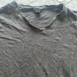 Women Size Small Dark Grey Tee Blue Photo 2