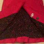 Vintage 80s International Scene red wool coat 9/10 Photo 6