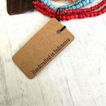 The Beaded Soul Blue multi strand colorful beaded bracelet Photo 5