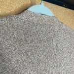 Madewell  Oversized Long Sleeve V-Neck Ribbed Hem Cardigan Sweater Brown Small Photo 7