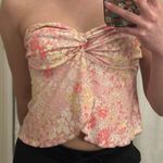 SheIn floral pink tube top Photo 0