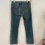 True Religion Jeans Womens Size 28 Straight Leg Distressed Low Rise Vintage Y2k Photo 6