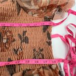 Baltic Born NEW  Cassandra Tulle Maxi Dress Copper Floral Size 3XL Photo 7