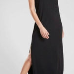 Athleta  Black Well Rested Ribbed Sleep Tank Dress Sz L Photo 0