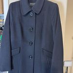 Forecaster Of Boston VINTAGE Womens Sz 14 Black Full Length Coat Lambs Wool Photo 1
