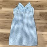 Heartbreak Tailored Blue Gingham Mini Dress Women’s XS Photo 3