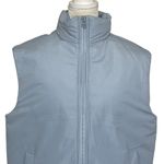 ASOS Design Oversized Puffer Vest Women’s Size 2 Petite Blue Full Zip Photo 1