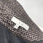 IRO  Camy Moto Jacket Perforated Metallic Brown & Black Size EU 38 Photo 14