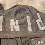 PINK - Victoria's Secret PINK grey Cropped Hoodie Photo 7