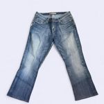 BKE  Kate Women's Size 33 Blue Denim Western‎ Bootcut Jeans 26" Ins Photo 0