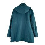 Forecaster of Boston Vintage Puffer Coat Jacket Removable Hood Full Zip Teal, S Green Photo 8