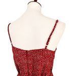 Brandy Melville  Colleen Red Floral Babydoll dress Photo 7