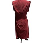 Goa silk Elegant arum raisin Sleeveless Dress size Small Red Photo 1