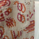 Ruby Rd. Women's White Cropped Pants with geometric print. Size‎ 14 Photo 5