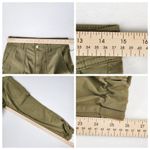 7 For All Mankind Darted Boyfriend Jogger Size 29 Sateen Army Green NWT Photo 7